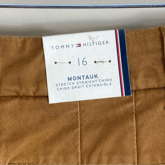 NWT Tommy Hilfiger Women’s Classic Style‎ Brown Chinos Sz 16 - Picture 7 of 12